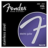 Fender 350 Stainless Steel Ball End Electric Guitar Strings (09-42/10-46)Regular 10-46