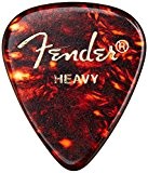 Fender 351 Celluloid Tortoise Shell Guitar Pick - Médiator - Heavy