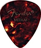 Fender 351 Classic Celluloid Picks 12-Pack (Tortoise Shell) Medium- Lot de 12 médiators