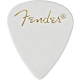 Fender 351 Classic Celluloid Picks 12-Pack (White) Thin- Lot de 12 médiators
