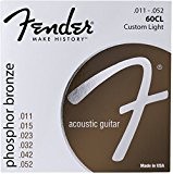 Fender 60CL Jeu de Cordes pour Guitare acoustique