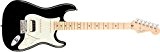 Fender American Pro Stratocaster MN BK, HSS · Guitare électrique