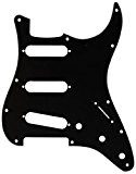 Fender American Standard Strat 11 Hole Pickguard 3 Plis Black