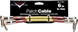 FENDER Cable jack Patch 0,15m Custom Shop Tweed 2 pièces