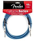 Fender California Câble 4,57 m Bleu