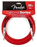 Fender California Câble 6 m Rouge