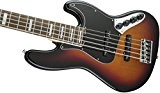 FENDER Elite 0197100700 American Jazz Bass V TOUCHE en palissandre couleurs SUNBURST Guitare électrique