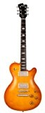 FGN Expert Flame - Plain Top E-Guitars, Orange Burst