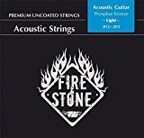 Fire & Stone 665520 Cordes pour Guitare Acoustique Bronze Phosphoreux
