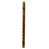 Flûte traversière en bois traditionnel Handmade Bamboo Brown Bansuri Musical Instrument Décor