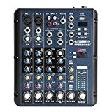 Free Boss SMR Series Mono and stéréo 16 canaux DSP Effect Mixeur audio (smr6 (2 Mono + 2 stereo))