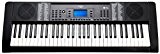 FunKey 00038128 61-Son Edition Pro Keyboard (128, 128 rythmes, 10 de Démonstration Song, détaillé avec affichage LCD, MP3/Port USB, bloc d'alimentation, pupitre) Noir