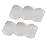 GamutTek Oval Acrylique Pearliod Boutons machines Tuner Boutons Pièces Guitare Guitare Tuning Pegs blancs (x6)