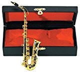 Gewa 980580 Instrument miniature Saxophone alto avec Etui 15 cm