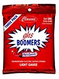 GHS Boomers Light Lot de 3 jeux de cordes de guitare 10-46