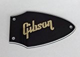 Gibson flying V guitar truss rod cover 3ply black + screws new