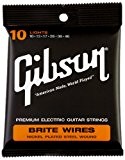 Gibson Gear SEG-700L Brite wires Cordes pour Guitare électrique Light 10-46 cordes