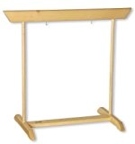 Gong stand made of beech, for gongs up to Ø 35 cm