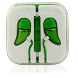 Good Style Apple iPhone Compatible Headphones, Metallic Green Headphones for iPad Pro , iPad Air 2 ,iPad Air 1, iPad ...