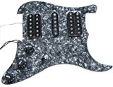 Gris Perle Kit Pickguard plis Micro pour Guitare Stratocaster