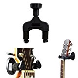 Guitar Hanger Rack Hook Holder Wall Mount Bracket Keeper Home & Studio Display Fits All Size Guitar, Acoustic, Bass, Mandolin, ...