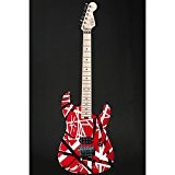 Guitares électriques EVH STRIPED SERIES RED/ BLACK/WHITE Métal - moderne