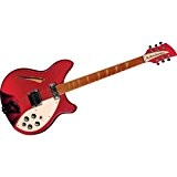 Guitares électriques RICKENBACKER 360 STEREO RUBY RED + ETUI Rétro - néo-vintage