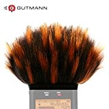 Gutmann bonnette, pare-brise anti vent pour Tascam DR-05 / DR-05 V2 Digital Recorder - Modèle FIRE spécial
