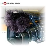 Gutmann Microphone Pare-brise, Bonnette pour Sony FDR-AX1 / FDR-AX1E / FDR-AX1EB