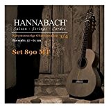 Hannabach 653087 Série 890 Cordes pour Guitare Classique