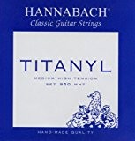 Hannabach 653157 Série 950 Cordes pour Guitare Classique Medium/High Tension Titanyl