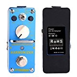 Harmonizer Harmonist Pitch Shifter Mini Electric Guitar Effect Pedal Digital Effect with True Bypass AROMA AHAR-3 Aluminum Alloy blue, by ...