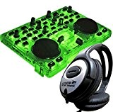 Hercules DJ Control Glow Green Contrôleur DJ keepdrum Casque stéréo
