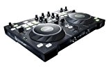Hercules DJ4Set - Contrôleur DJ USB pour PC et Mac avec 2 plateaux à détection de pression. Table de mixage ...