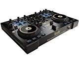 Hercules DJConsole RMX 2 Contrôleur DJ Métal Robuste avec Audio Professionnel Noir et Or