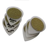 Ibanez BPA16MS-BL Boîte de 6 médiators touché sable Blanc Dur