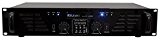 Ibis AMP300USB-BT Amplificateur de Sonorisation avec Bluetooth USB 2 x 240 W Noir