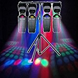 Ibiza Light - Pack Dj Light 4 Scan Led Musical + Pied Lumiere