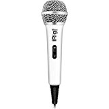 IK Multimedia iRig Voice Microphone à main pour iOS/Android - blanc