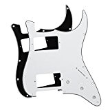 IKN 2pcs 3-Ply 11 trous HH Style Scratchplate Plaque de garde Pickguard pour American Big Apple / Standard Fender Strats, ...