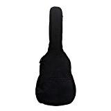 IKN Housse Sac Guitare acoustique avec Cotton Ajouté Sac à dos avec poche zippée design