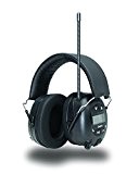 ION Audio Tough Sounds | Casque audio protecteur avec atténuation active du bruit, Bluetooth et radio AM/FM et microphone integré