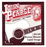 John Pearse 200L Jeu de cordes pour Guitare Bronze Light