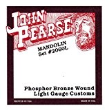 John Pearse 2060L Jeu de cordes pour mandoline light Naturel