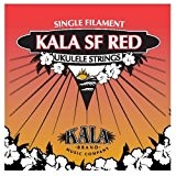 KALA mF red low g jeu de cordes pour ukulélé soprano