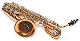 Karl Glaser Saxophone Baryton avec étui + bec, laiton, rabats chromées