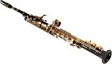 Karl Glaser Saxophone Soprano, droite, noir/or, avec étui