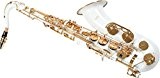 Karl Glaser Saxophone Ténor, blanc/or, avec étui