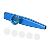 Kazoo en Alliage d'Aluminium avec Membrane (Bleu)