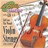 La Bella Strings Flatwound Cordes en acier chromé sur violon 4/4 en acier